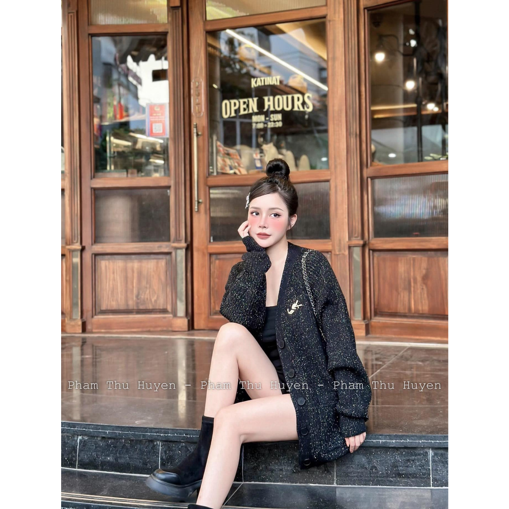 ÁO CADIGAN NHŨ BLING