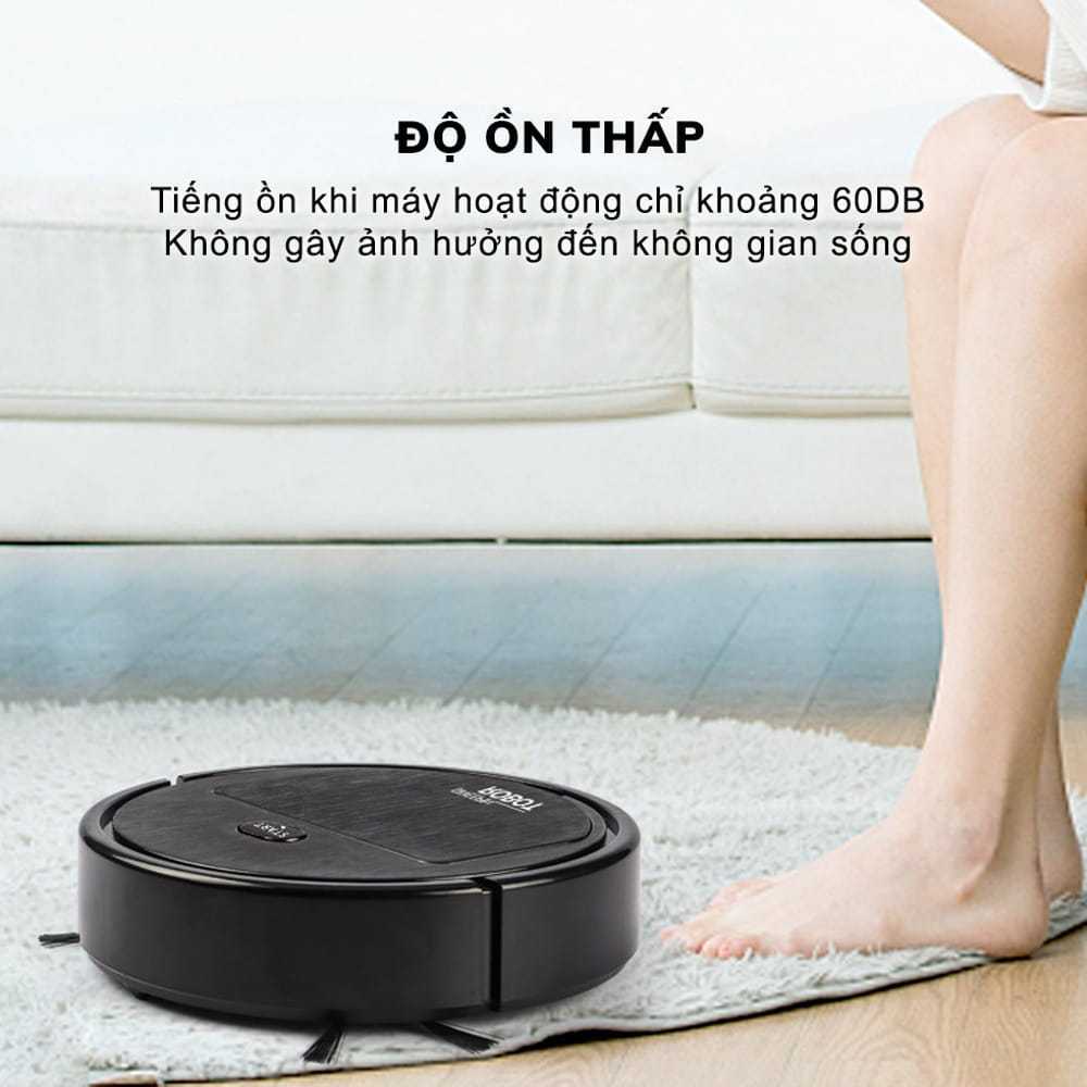 Robot Hút Bụi Lau Nhà Thông Minh Melli Đa Chức Năng Lực Hút Mạnh 18000Pa 5 Chế Độ Làm Việc Tiện Lợi Cho Gia Đình