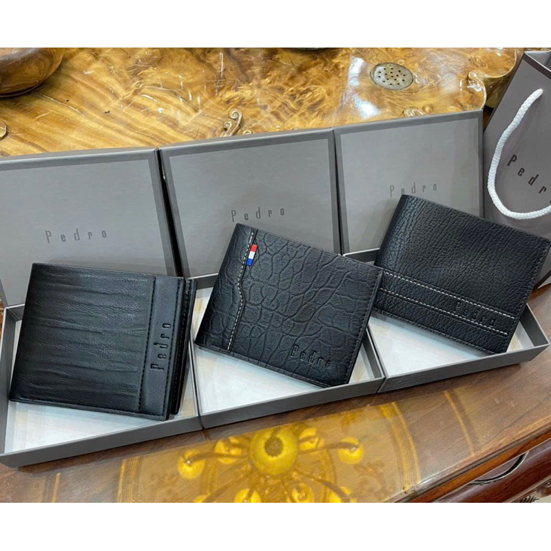 Ví perdo nam gập có dáng vuông và dọc fullbox