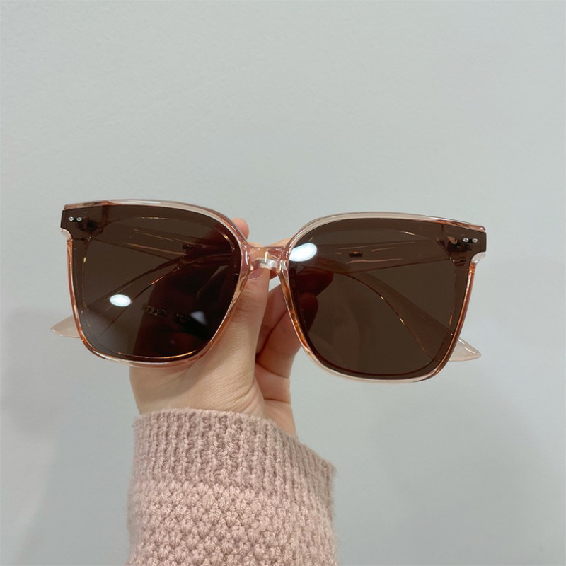 Kính Râm Hiệu Mắt Kính Nam Nữ Locell2025 Cao Cấp Siêu Bền Chống Tia UV trà - cam - trắng sữa - xám tây