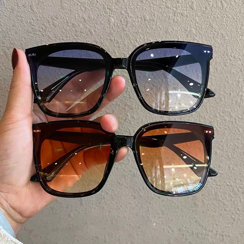 Kính Râm Hiệu Mắt Kính Nam Nữ Locell2025 Cao Cấp Siêu Bền Chống Tia UV trà - cam - trắng sữa - xám tây