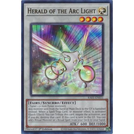Thẻ bài Herald of the Arc Light - RA01-EN031