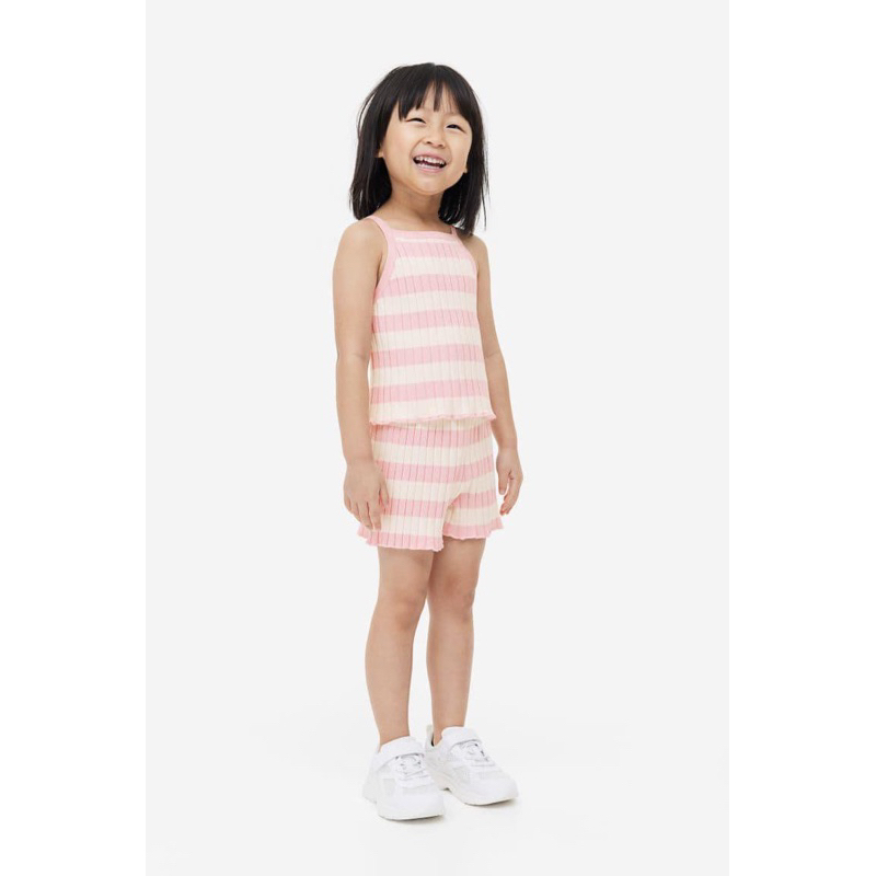 Set bộ sọc hồng siu xinh cho beé gái