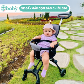 Xe đẩy gấp gọn đảo chiều kèm đệm cho bé 520