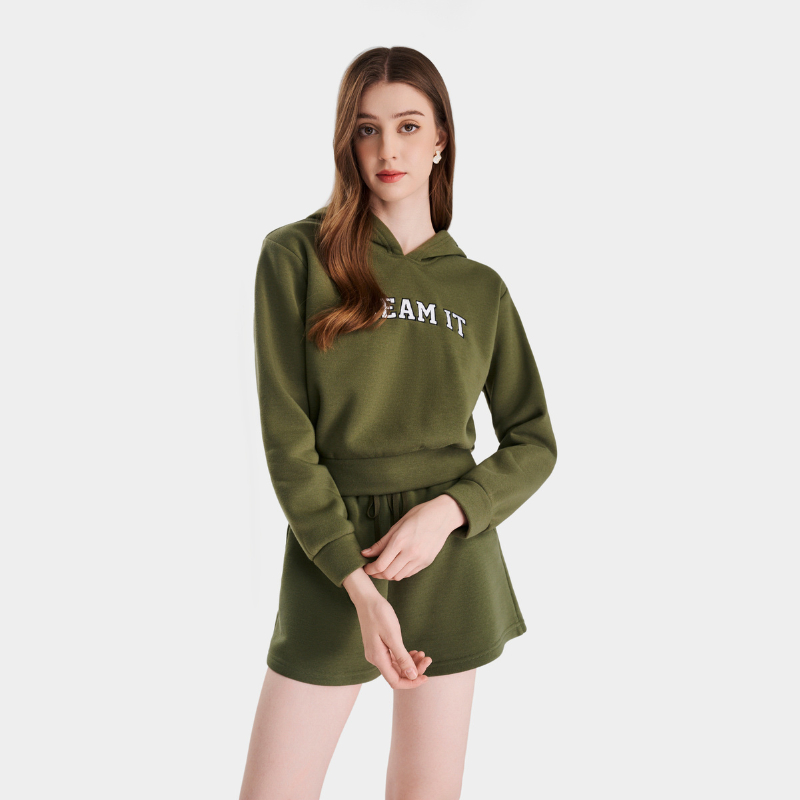 Áo Hoodie Thêu Chữ Dream It - CBSH100523