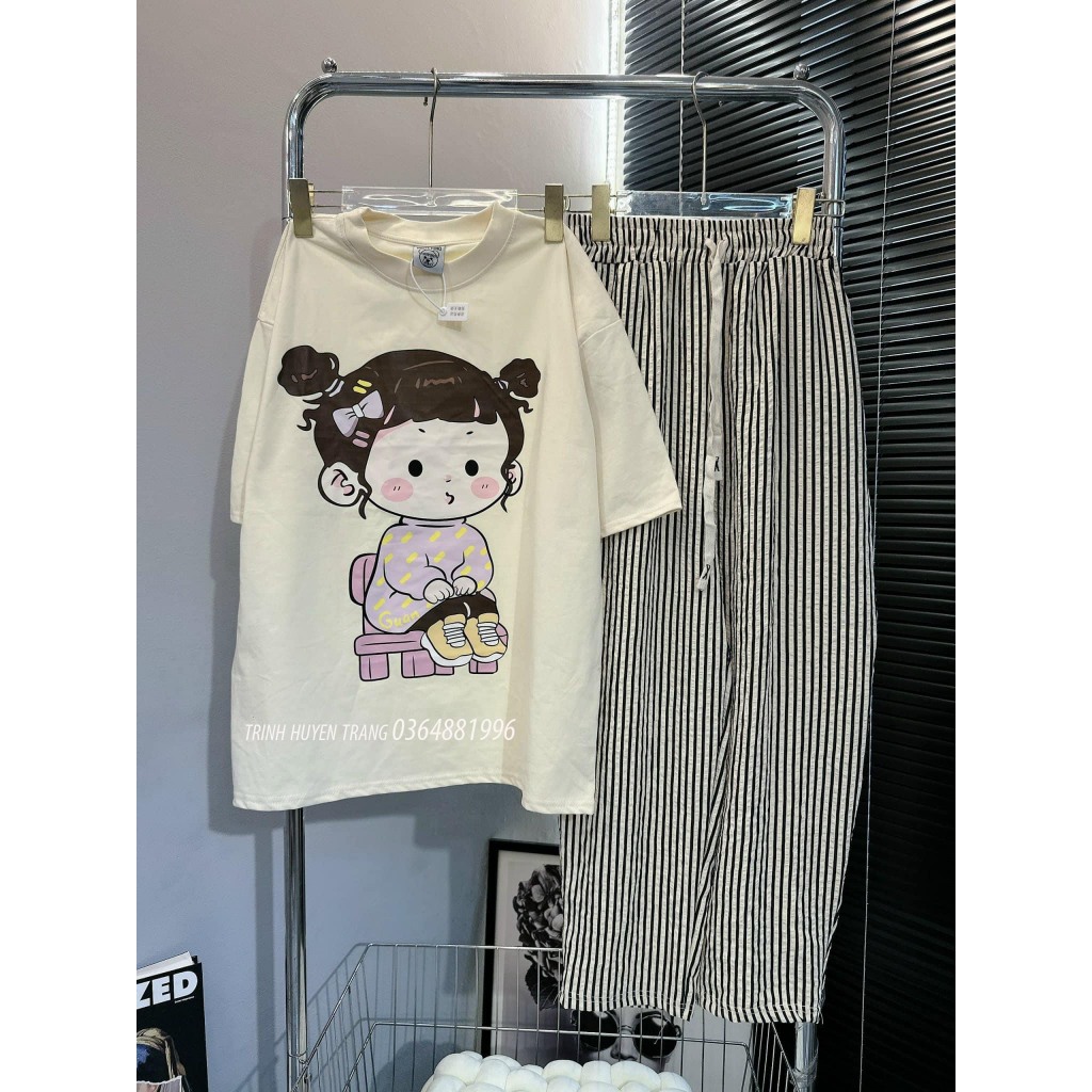 MÃ 526 SÉT BỘ CÔ GÁI QUẦN KẺ DÀI TAY NỮ,BỘ THU ĐÔNG CHO NỮ