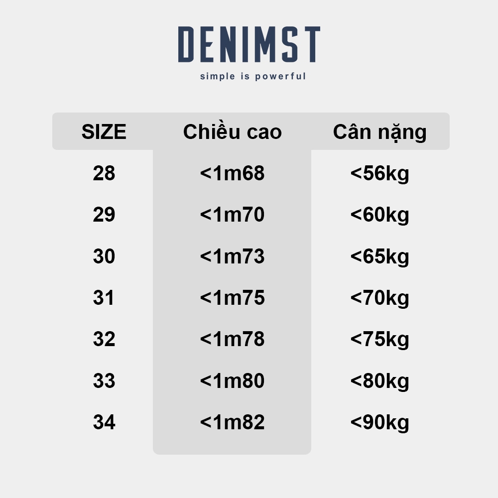 Quần jean nam xám đen trơn DENIMST- YE2027, form ôm nhẹ gọn gàng phù hợp mọi form chân