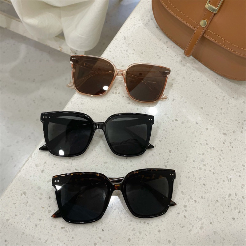 Kính Râm Hiệu Mắt Kính Nam Nữ Locell2025 Cao Cấp Siêu Bền Chống Tia UV trà - cam - trắng sữa - xám tây