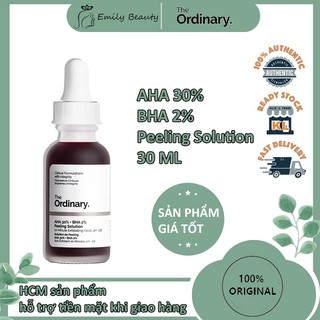 Tinh Chất Peel da The Ordinary AHA 30%+BHA 2% Peeling Solution 30ml (beauty)