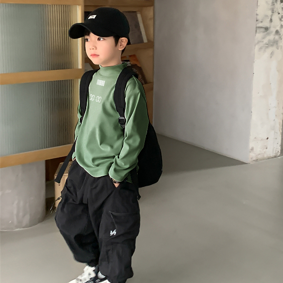 Áo giữ nhiệt cotton trẻ em Magickids áo thu đông dài tay cao cổ cho bé trai bé gái từ 18 - 30kg Quần áo trẻ em AON23024