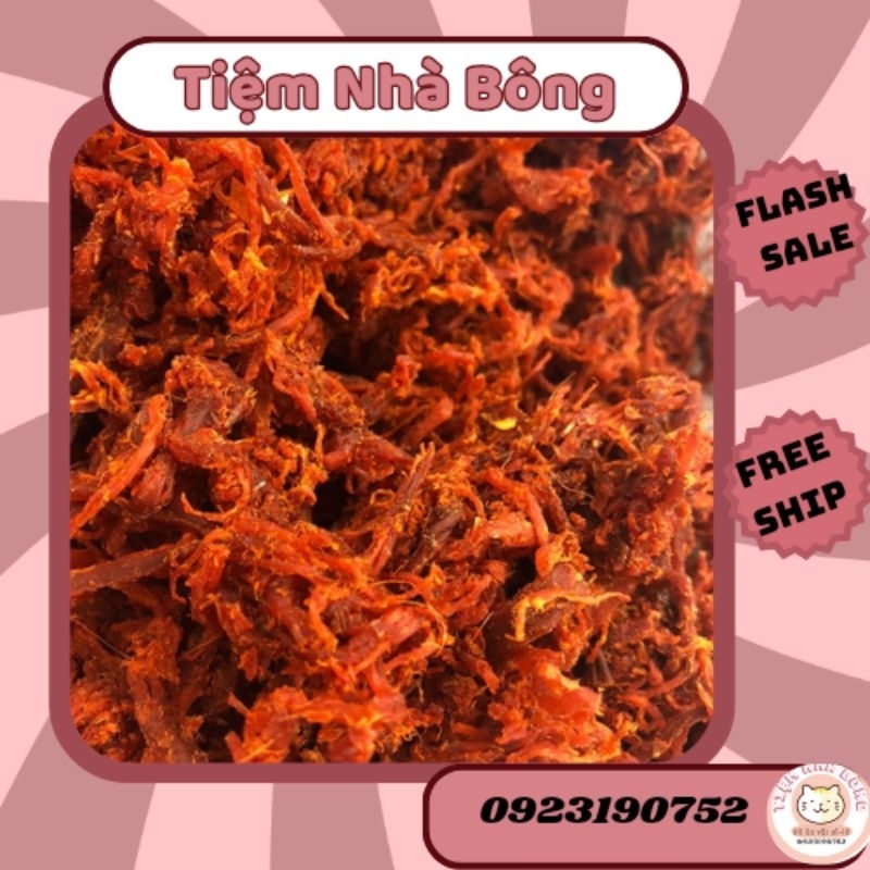 500g Khô Bò Sợi Xé Cay, Thơm, Ngon, Đậm Vị, Như Hìn