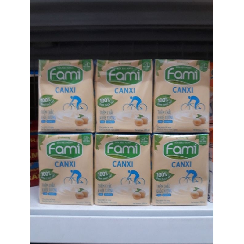 Combo 2 vỉ sữa Fami canxi 200ml