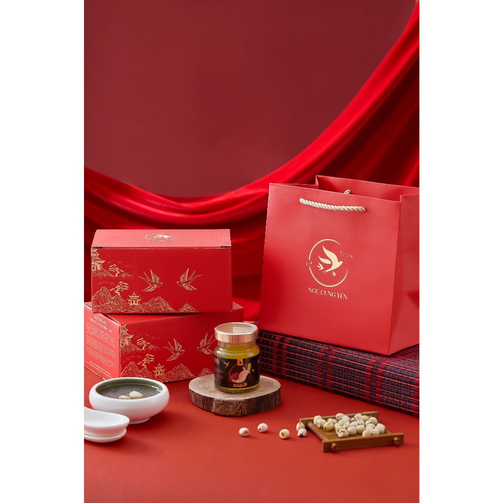 Combo 6 Hũ Yến Sào Chưng Sẵn Nguyên Chất Dành Cho Trẻ Em Hũ 70ml