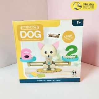 Bộ Đồ Chơi Cân Bằng Toán Học Cao Cấp Hình Cún Con - Đồ Chơi Giáo Dục