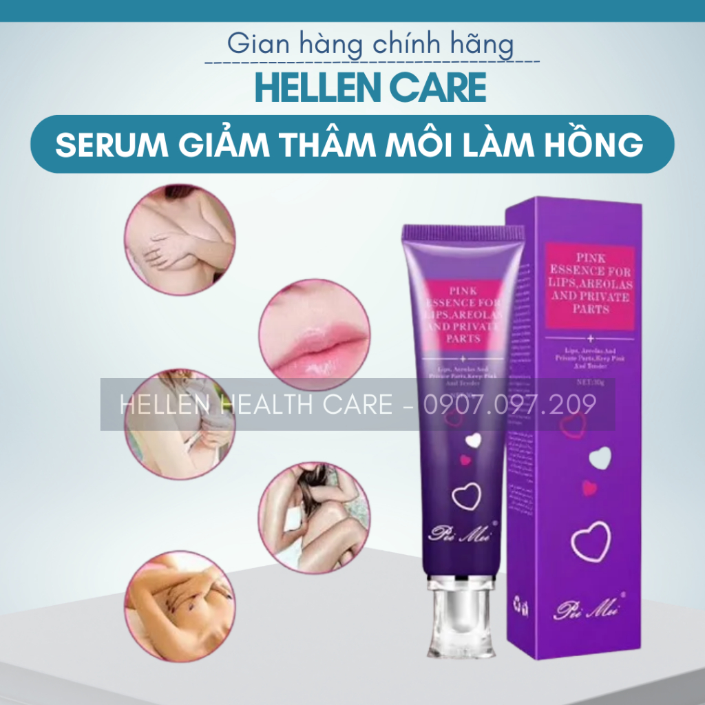 Serum Giảm Thâm Môi - Làm Hồng Nhũ Hoa - Vùng Kín