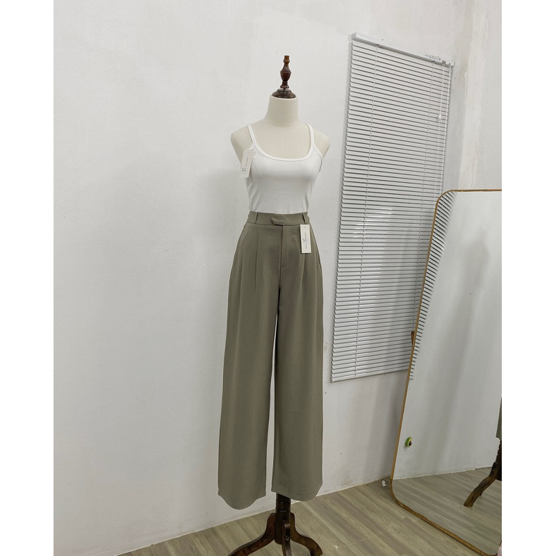 Quần tây ống dài rộng Rosy Pants