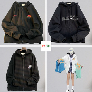 Áo Khoác Nỉ Nón 2 Lớp TODAY HUGS Unisex Chống Nắng Jacket - FAGU