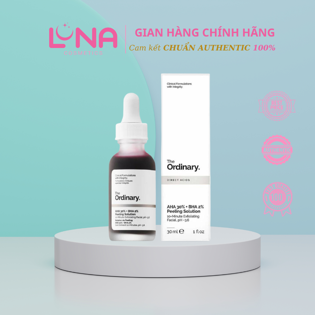 Tẩy tế bào chết AHA 30% + BHA 2% Peeling Solution Ordinary 30ml