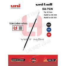Ruột bút bi uni ball pen refills sa-7cn for sn-100, sn-101, sxb-r7