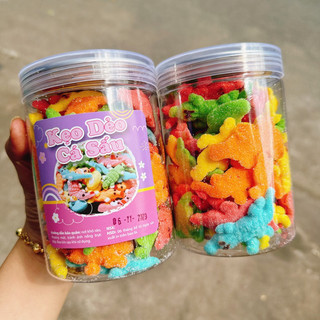 Kẹo Dẽo Cá Sấu Vị Trái Cây - hộp 300gr 