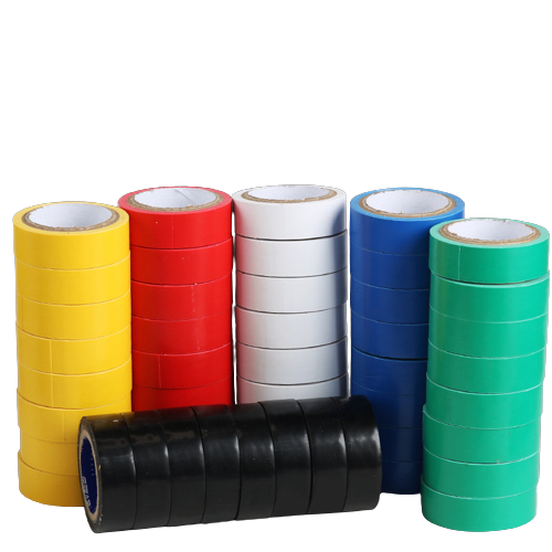 Băng dính cách điện rộng 17mm x dài 600mm x dày 9mm - Màu đen, vàng, đỏ
