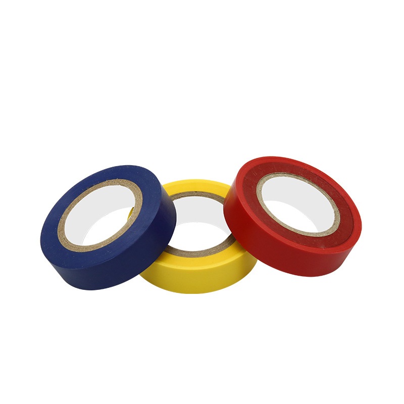 Băng dính cách điện rộng 17mm x dài 600mm x dày 9mm - Màu đen, vàng, đỏ