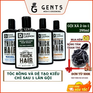  Dầu gội xả 2 trong 1 cho nam Duke Cannon News Anchor 2-in-1 hair wash 295ml - với mùi hương thơm lâu nam tính 