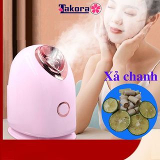 Máy xông mặt xả chanh hoa quả thảo dược nóng chính hãng công nghệ nano loại tốt cao cấp - TAKORA