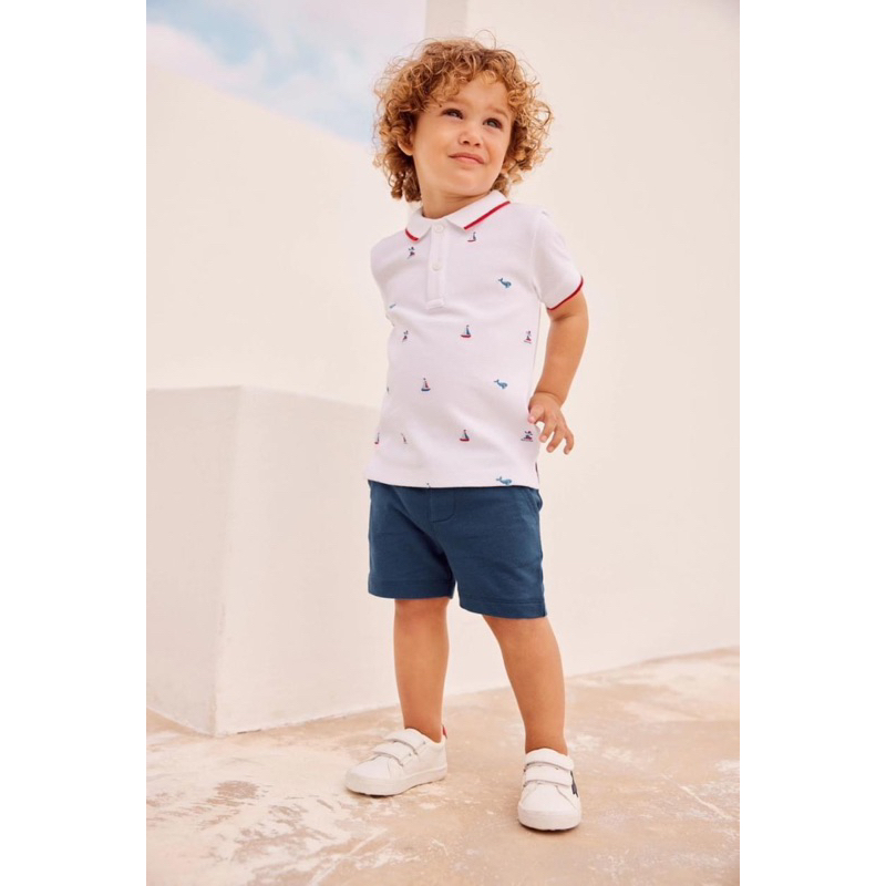 Set bộ áo polo + short bé trai