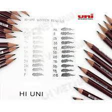 Bút chì gỗ Uni Mitsubishi Hi-Uni Wooden Pencil Loai B