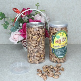 HẠT ĐIỀU RANG MUỐI NGUYÊN HẠT CÒN VỎ LỤA LOẠI A  250-500G, HÀNG RANG MỚI MỖI NGÀY GIÒN NGON