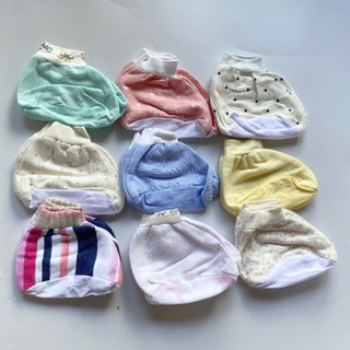 Set 3 đôi bao chân cho bé sơ sinh chất thun cotton vải mềm nhiều họa tiết