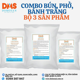 Combo phụ gia làm bún, phở, hủ tíu, bánh tráng, mì,…