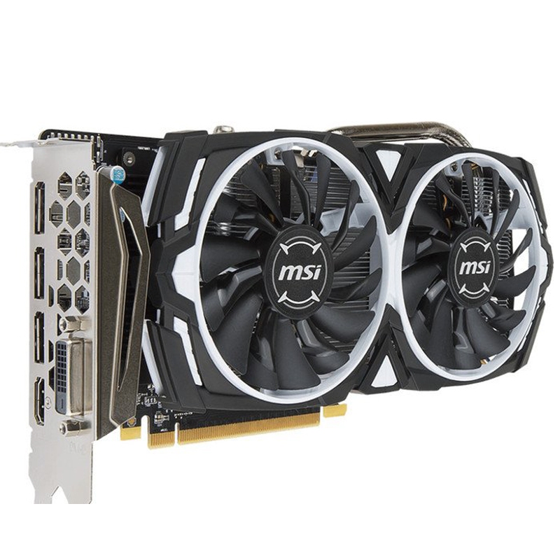 Card màn hình MSI Radeon RX 580 8G AMOR, HÌNH THỨC ĐẸP, BẢO HÀNH 3 THÁNG | BigBuy360 - bigbuy360.vn