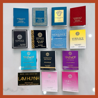 Vial nước hoa VERSACE nam nữ nhiều mẫu 1ml