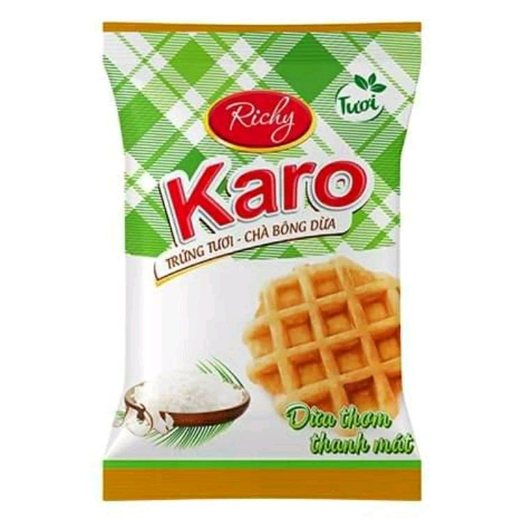 BÁNH KARO TRỨNG TƯƠI CHÀ BÔNG ĐẦY ĐỦ HƯƠNG VỊ