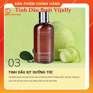 Mẫu mới Tinh Dầu Bưởi Hair Lotion Vi Jully 150ml Kích Thích mọc tóc giảm hoá đầu và dài tóc