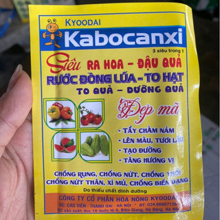 Phân bón Kabocanxi - kích ra hoa đậu quả dùng cho cây dâu tây, bầu bí, dưa chuột, đậu, cây ăn trái