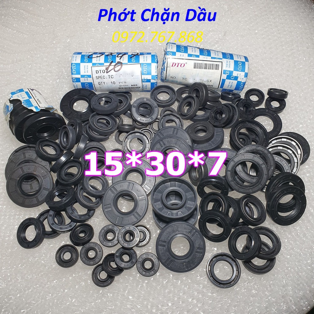 (10 cái) Phớt chặn dầu TC 15*30*7