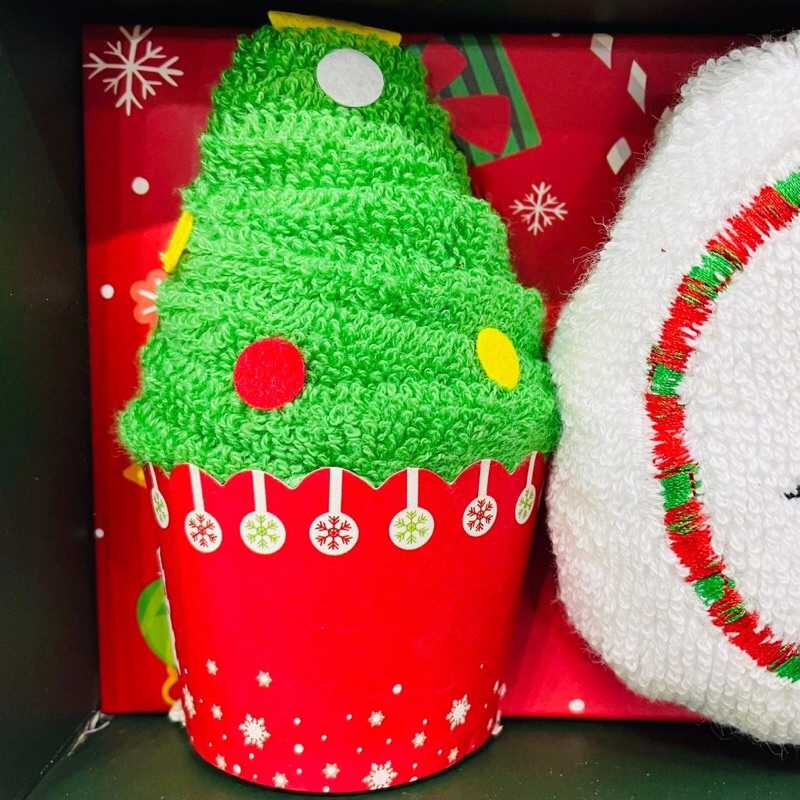 Set 3 Khăn Giáng Sinh Noel 30x30cm