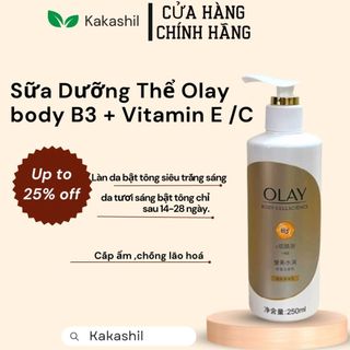 Kem dưỡng body trắng da olay b3+ vitamin c/e / sữa dưỡng thể olay b3 vitamin c
