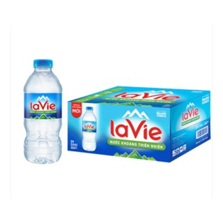 [HỎA TỐC] Thùng 24 chai nước Khoáng Lavie 350ml - 500ml