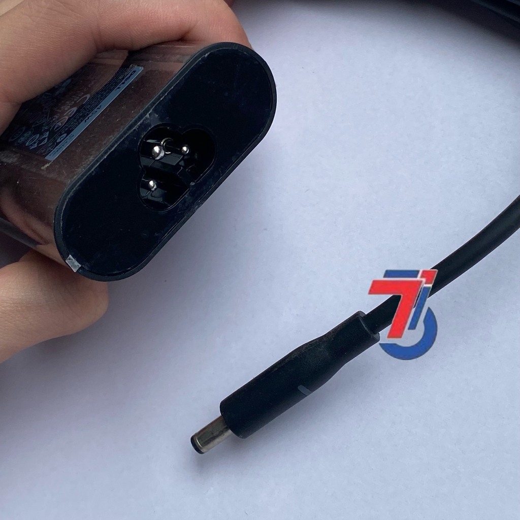 Sạc Laptop DELL 19,5V-2.31A  Chân Kim Nhỏ 4.5*3.0mm loại tốt bảo hành 12 tháng - Adapter Dell