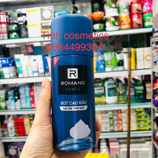 Bọt cạo râu romano 175ml,kem cạo râu cho nam,shaving foam bọt mịn cạo êm,ẩm da, 175ml-foce