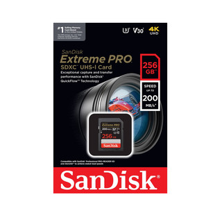 Thẻ nhớ máy ảnh SDXC SanDisk Extreme Pro U3 V30 256GB 200MB/s SDSDXXD-256G-GN4IN (đen) phụ kiện 1986