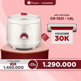 Nồi Cơm Điện CUCKOO 1,8 lít CR-1021 nhiều màu - Hàng chính hãng - Chất lượng Hàn Quốc