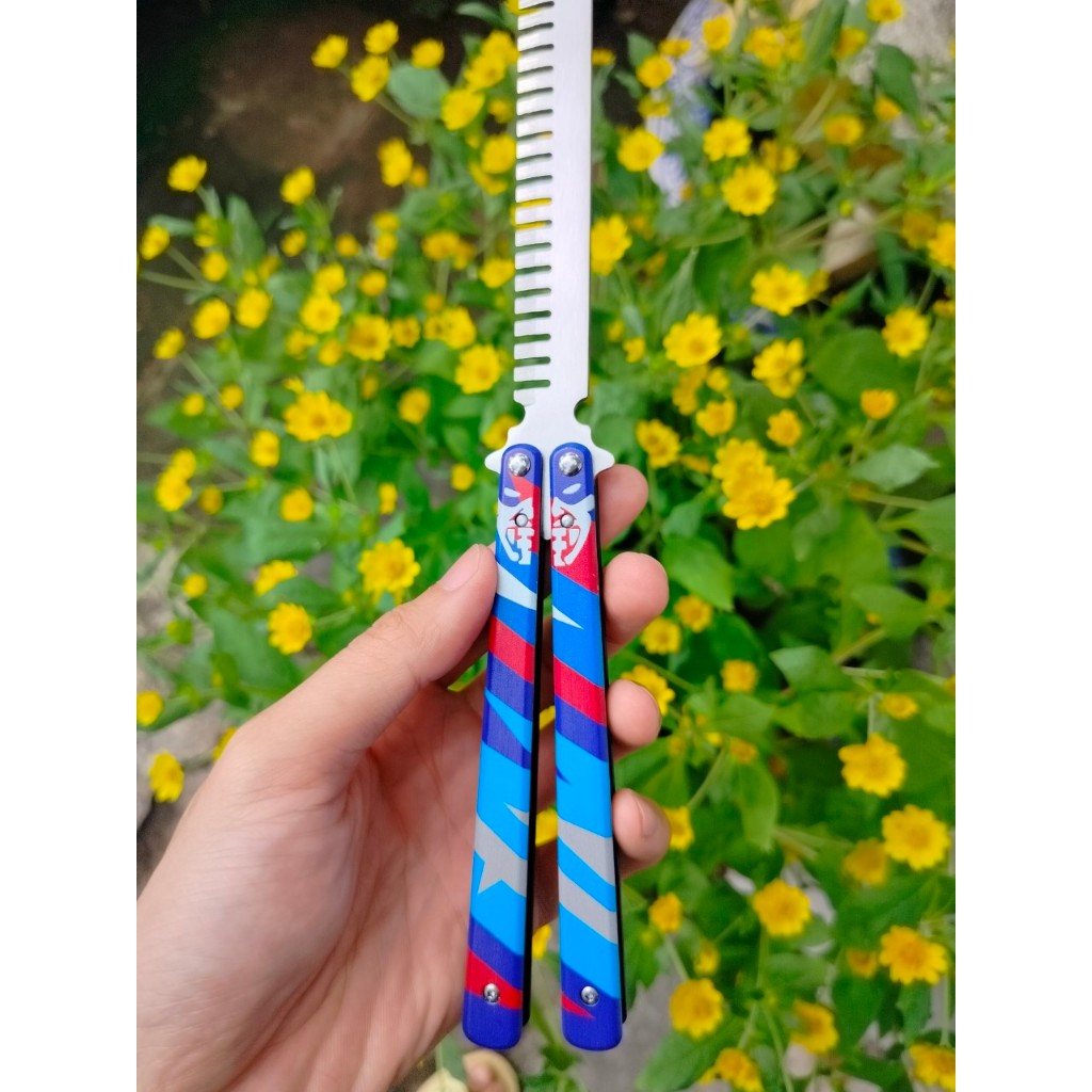 Lược Yoru Valorant full thép. Tặng móc khóa kim loại Valorant