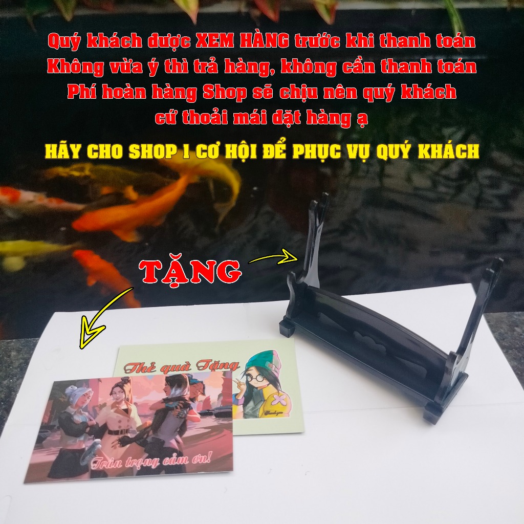 Krb Reaver 1:1 Valorant full hợp kim. Tặng giá đỡ decor bàn chơi game, góc làm việc