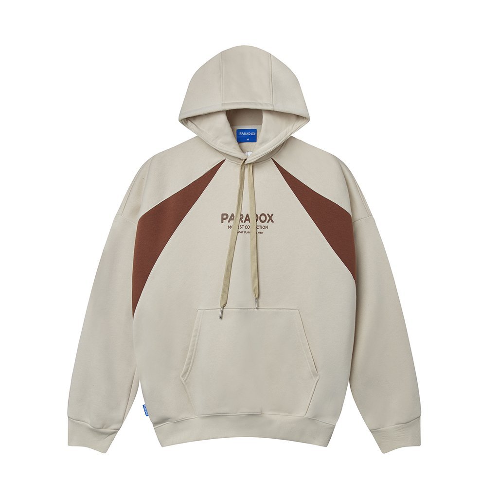 Áo hoodie Paradox CARAMEL HOODIE - Kem