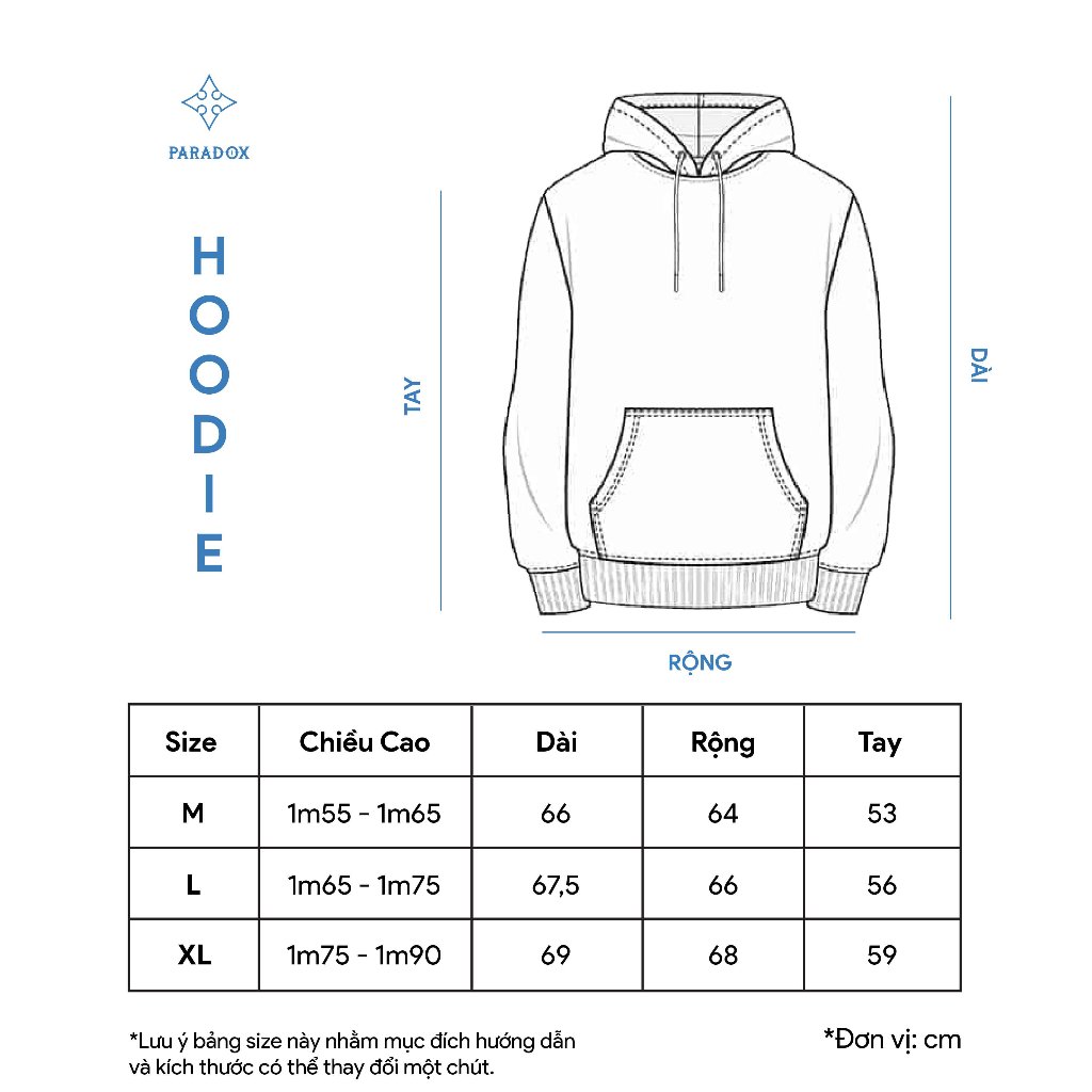 Áo hoodie Paradox CARAMEL HOODIE - Kem